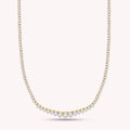 Tennis Necklace For Women Round Cut Lab Grown Diamond Necklace Gift for Her