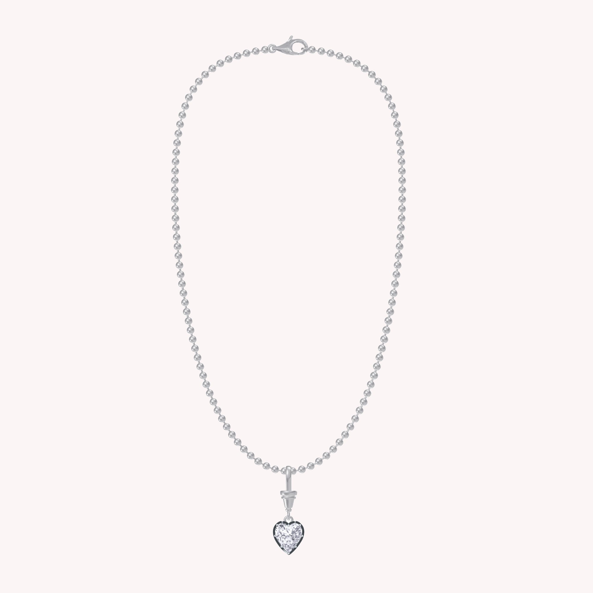 Multi Shape Lab Grown Diamond Solitaire Pendant Necklace