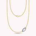 Oval Shape Lab Grown Diamond Solitaire Pendant Necklace