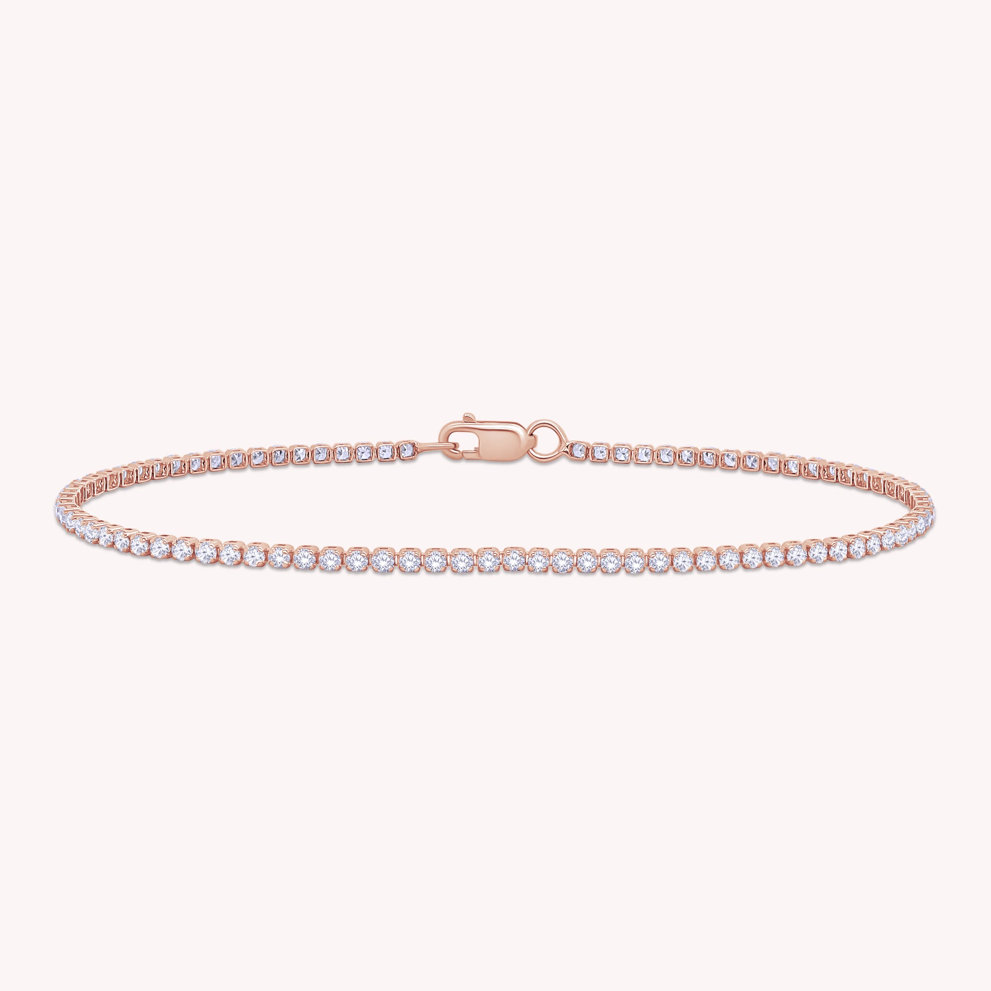 Tennis Bracelet For Women Round Cut Lab Grown Diamond Bracelet Gift For Her