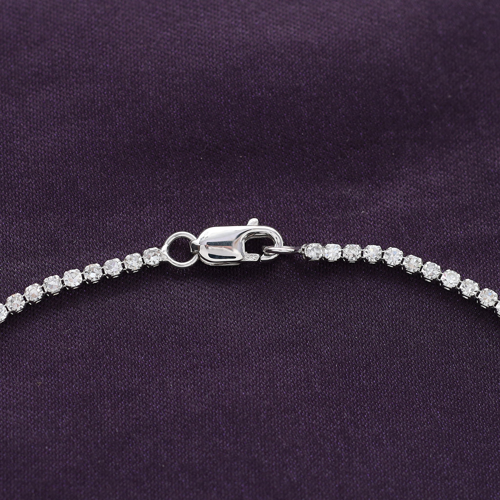 Tennis Bracelet For Women Round Cut Lab Grown Diamond Bracelet Gift For Her