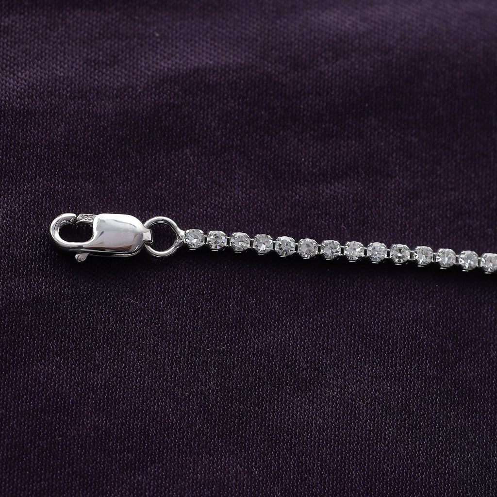 Tennis Bracelet For Women Round Cut Lab Grown Diamond Bracelet Gift For Her
