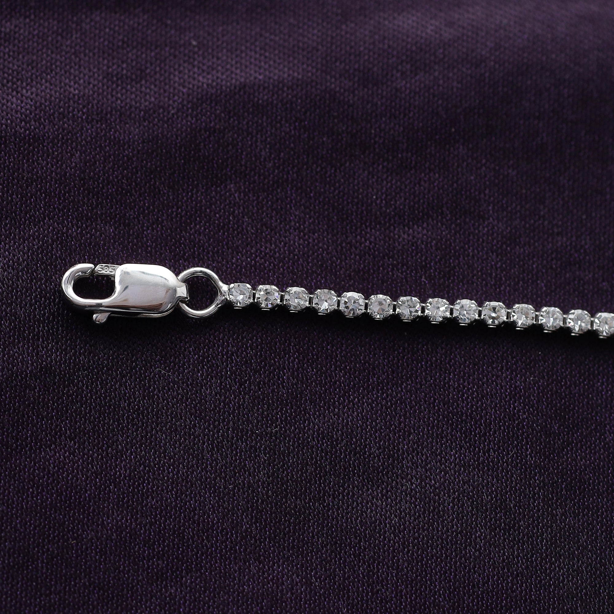 Tennis Bracelet For Women Round Cut Lab Grown Diamond Bracelet Gift For Her