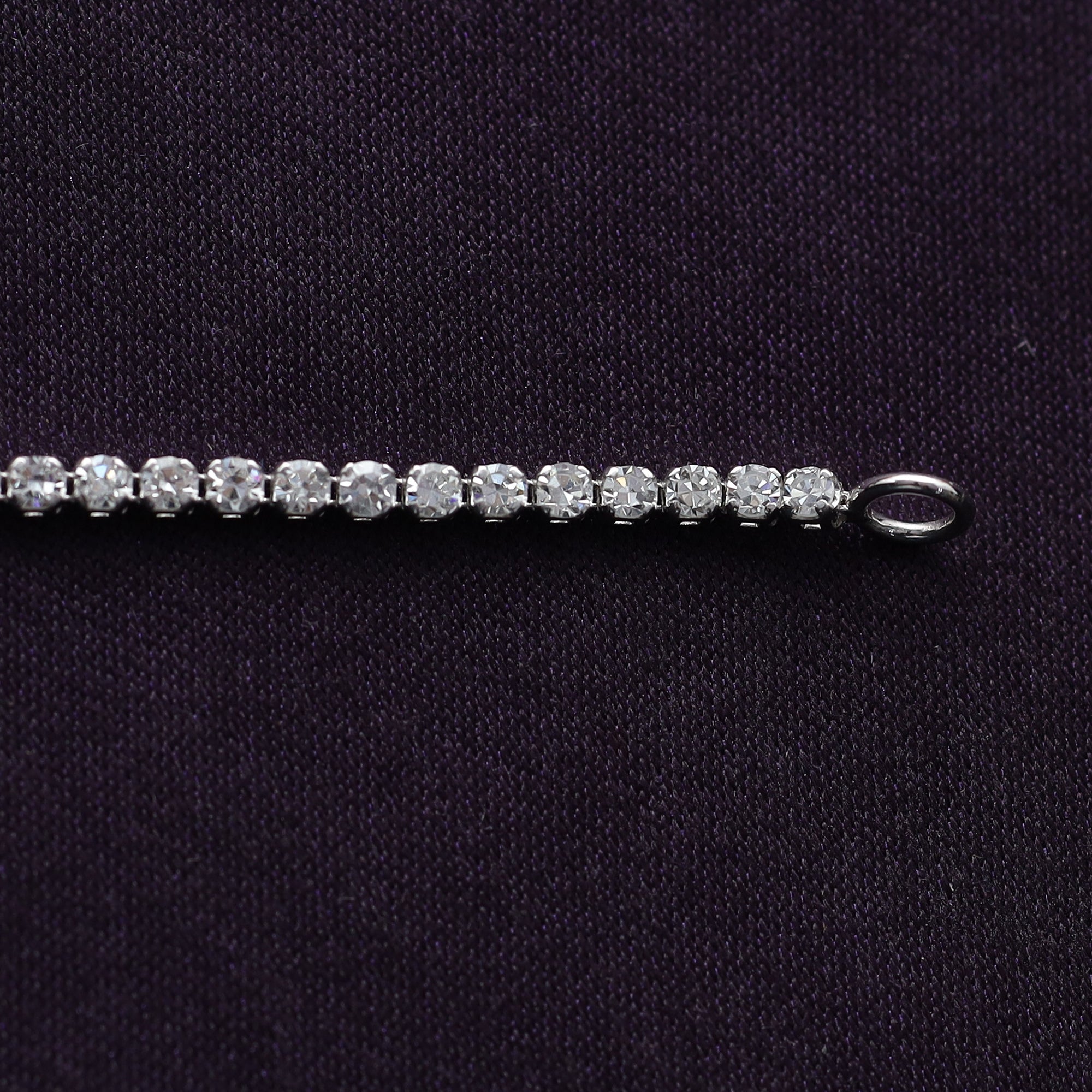 Tennis Bracelet For Women Round Cut Lab Grown Diamond Bracelet Gift For Her