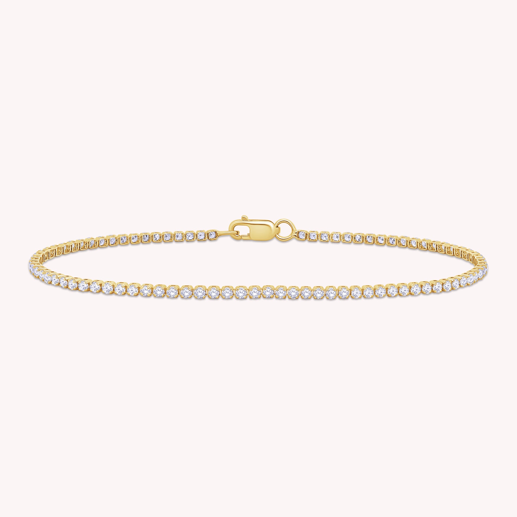 Tennis Bracelet For Women Round Cut Lab Grown Diamond Bracelet Gift For Her