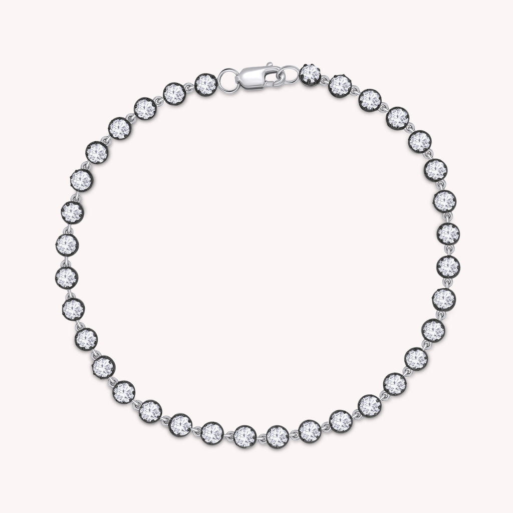 Tennis Bracelet for Women Lab Grown Diamond Georgian Bracelet