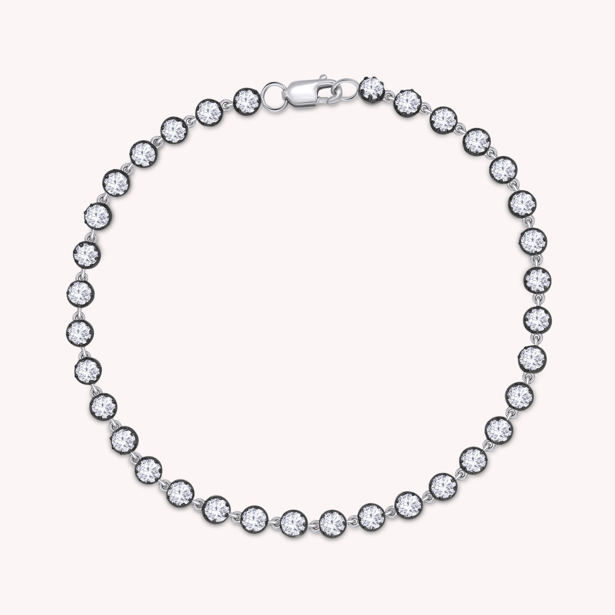 Tennis Bracelet for Women Lab Grown Diamond Georgian Bracelet