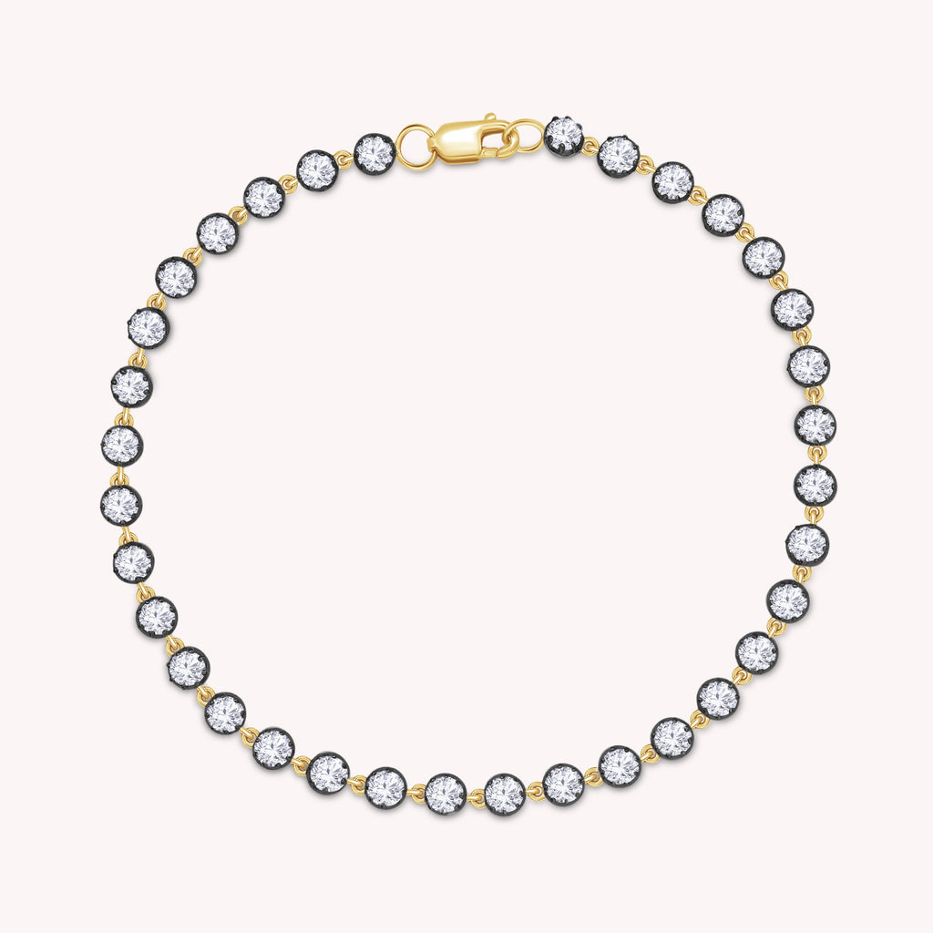 Tennis Bracelet for Women Lab Grown Diamond Georgian Bracelet
