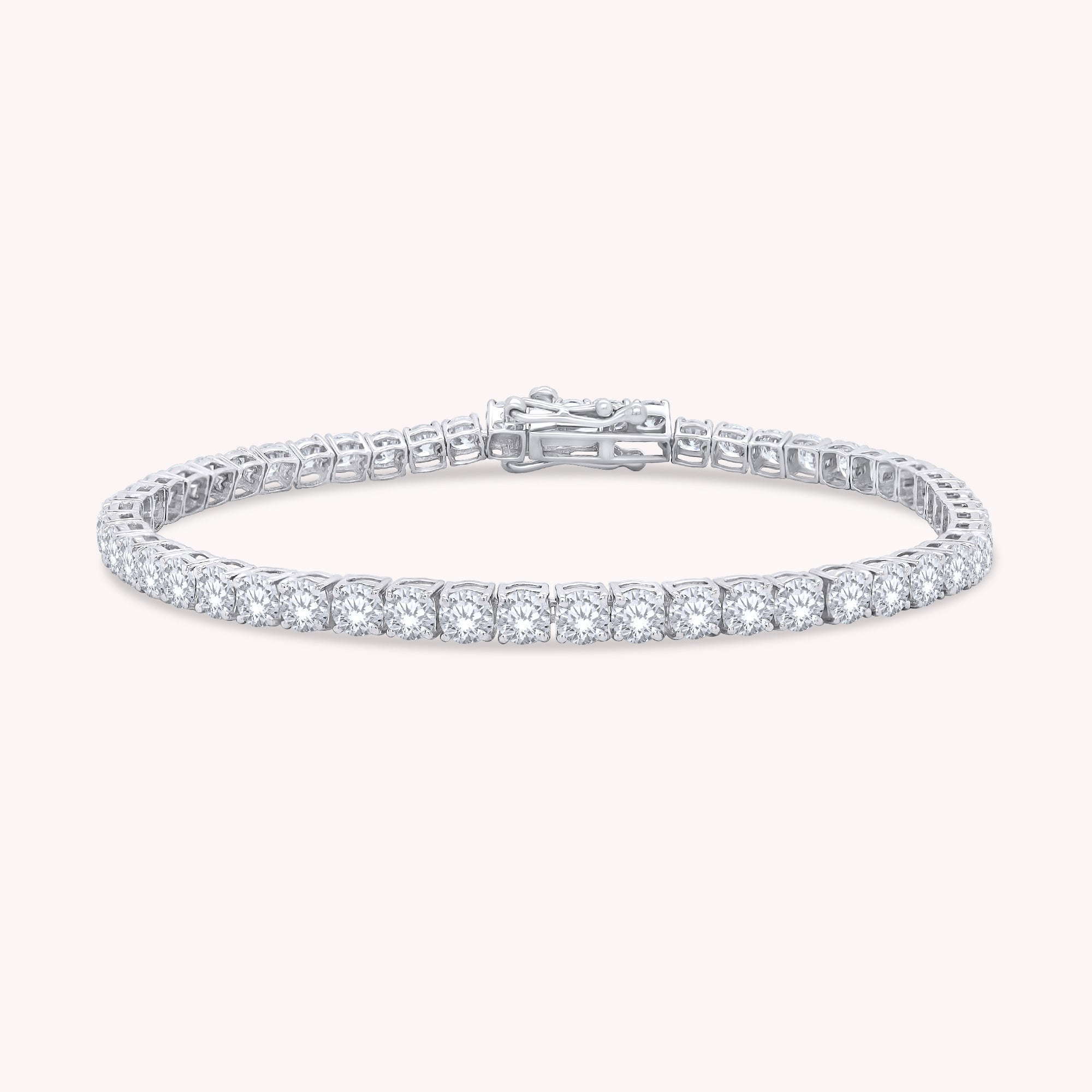 Tennis Bracelet For Women Round Cut Lab Grown Diamond Bracelet Gift For Her