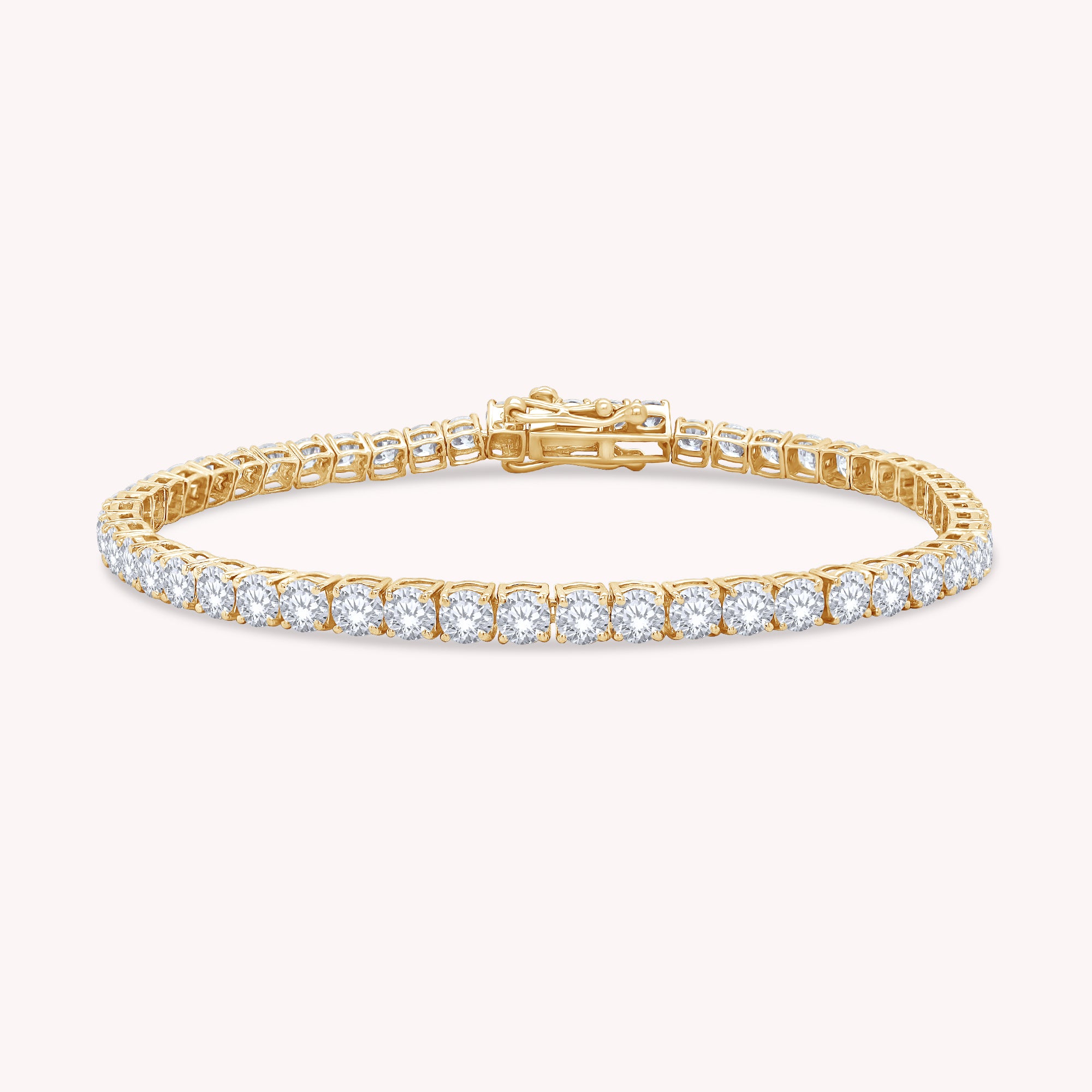 Tennis Bracelet For Women Round Cut Lab Grown Diamond Bracelet Gift For Her