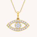 Vigilant Evil Eye Pendant Necklace