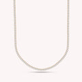 Tennis Necklace For Women Round Cut Lab Grown Diamond Necklace