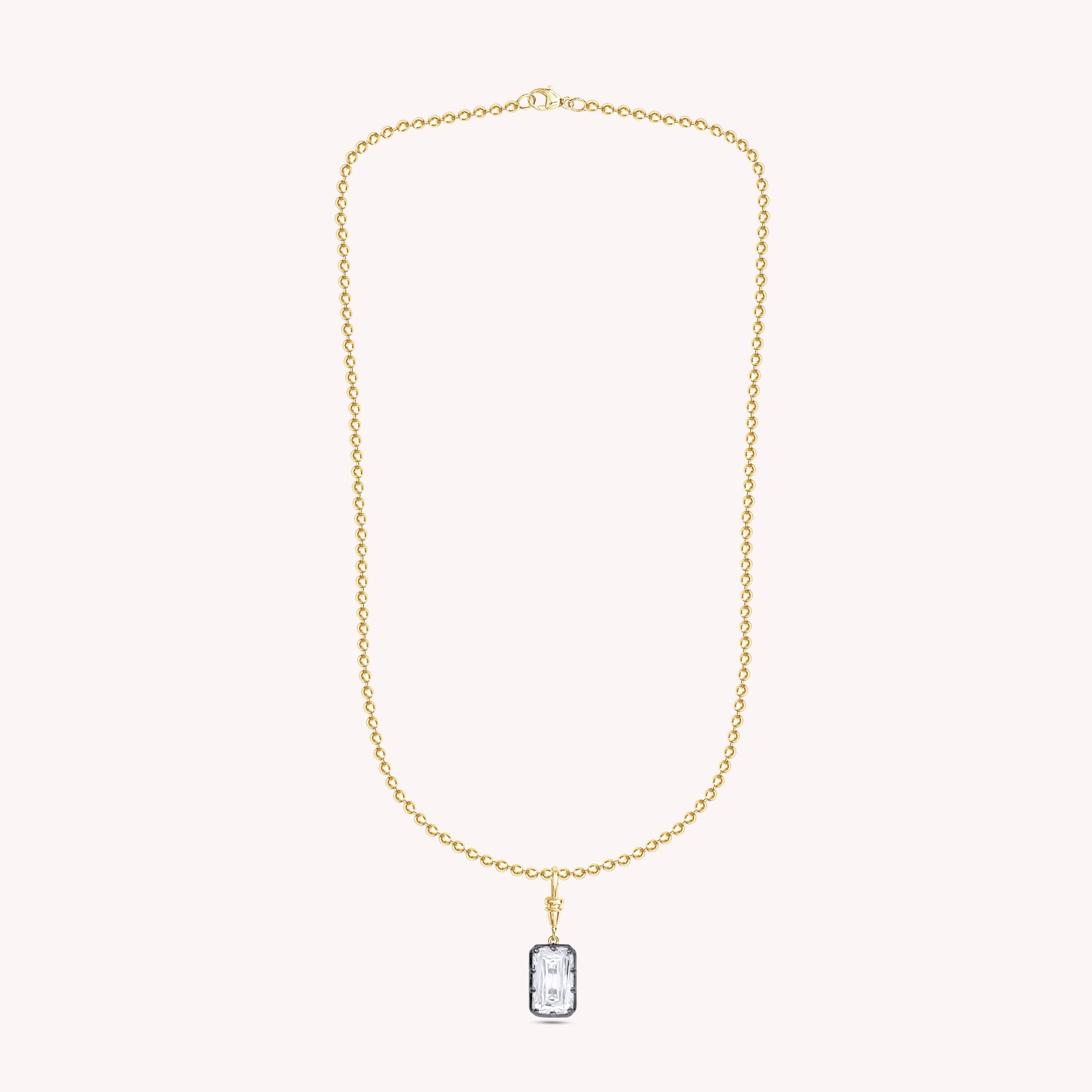 Multi Shape Lab Grown Diamond Solitaire Pendant Necklace