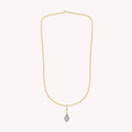 Pear Shape Lab Grown Diamond Solitaire Pendant Necklace