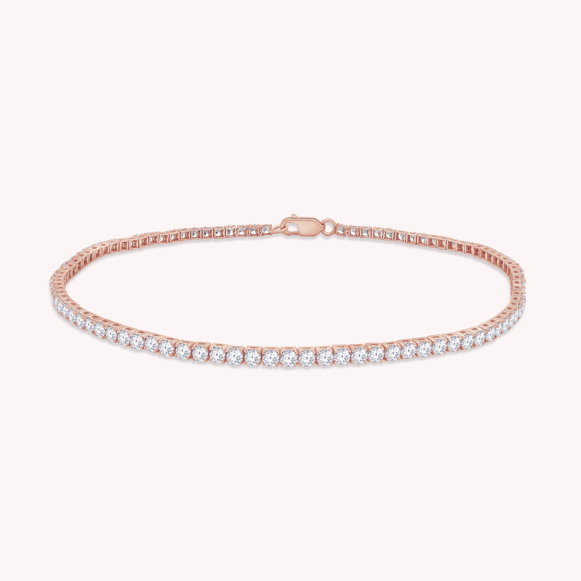 Tennis Bracelet For Women Round Cut Lab Grown Diamond Bracelet Gift For Her