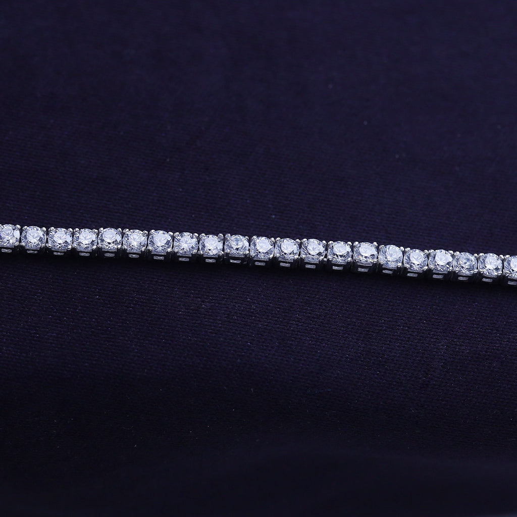Tennis Bracelet For Women Round Cut Lab Grown Diamond Bracelet Gift For Her