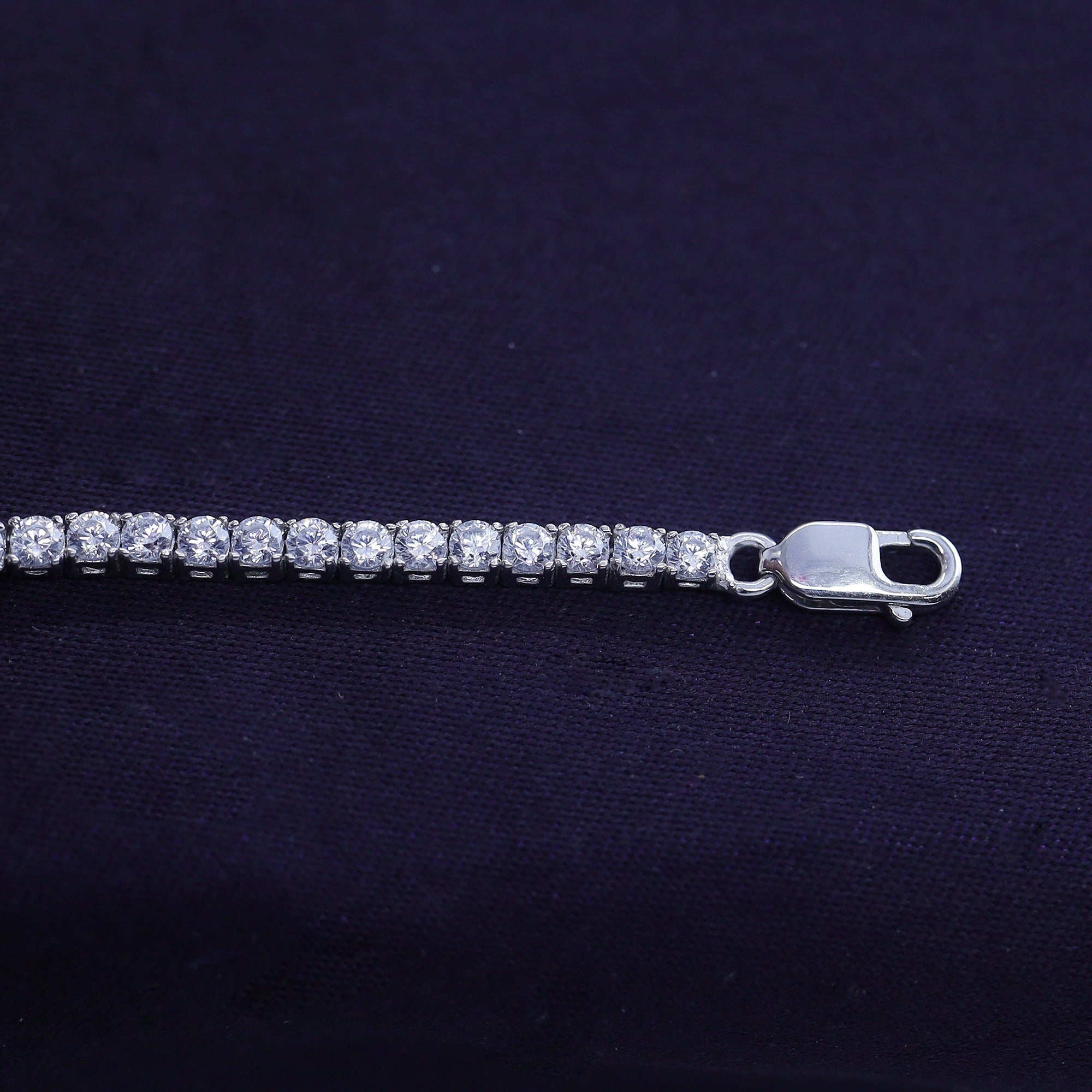 Tennis Bracelet For Women Round Cut Lab Grown Diamond Bracelet Gift For Her