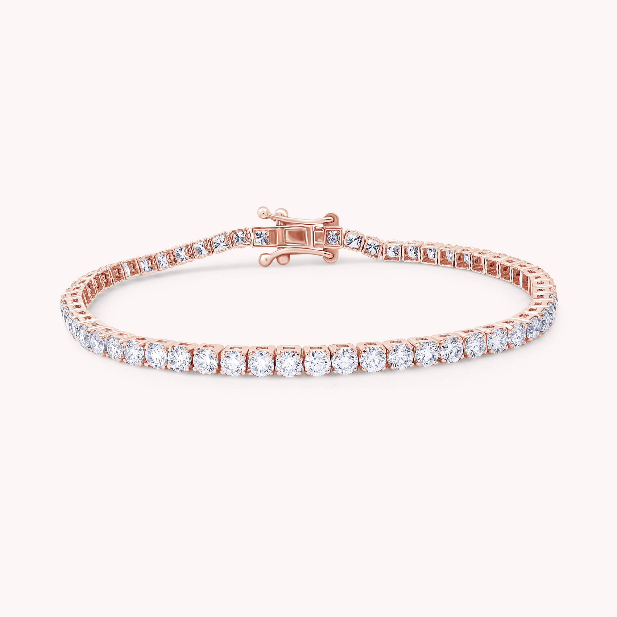 Tennis Bracelet For Women Round Cut Lab Grown Diamond Bracelet Gift For Her