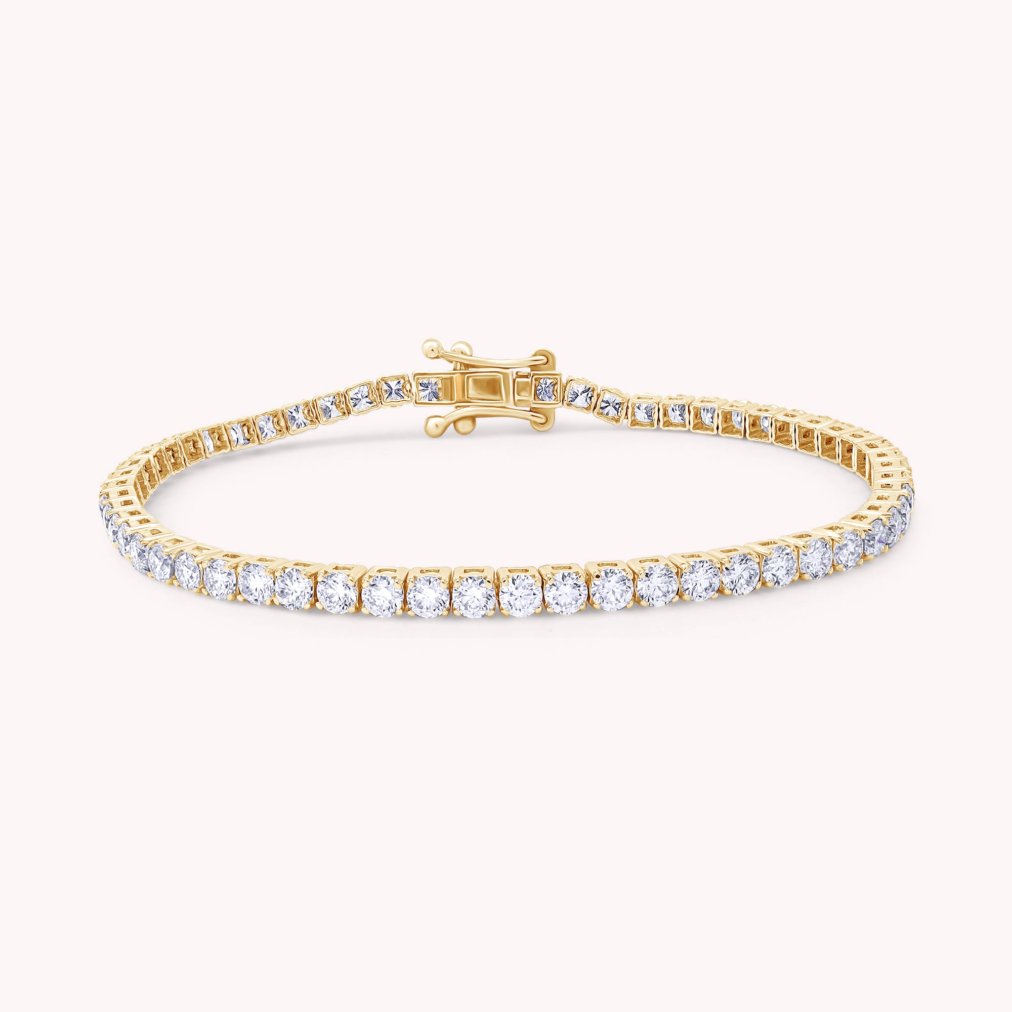 Tennis Bracelet For Women Round Cut Lab Grown Diamond Bracelet Gift For Her
