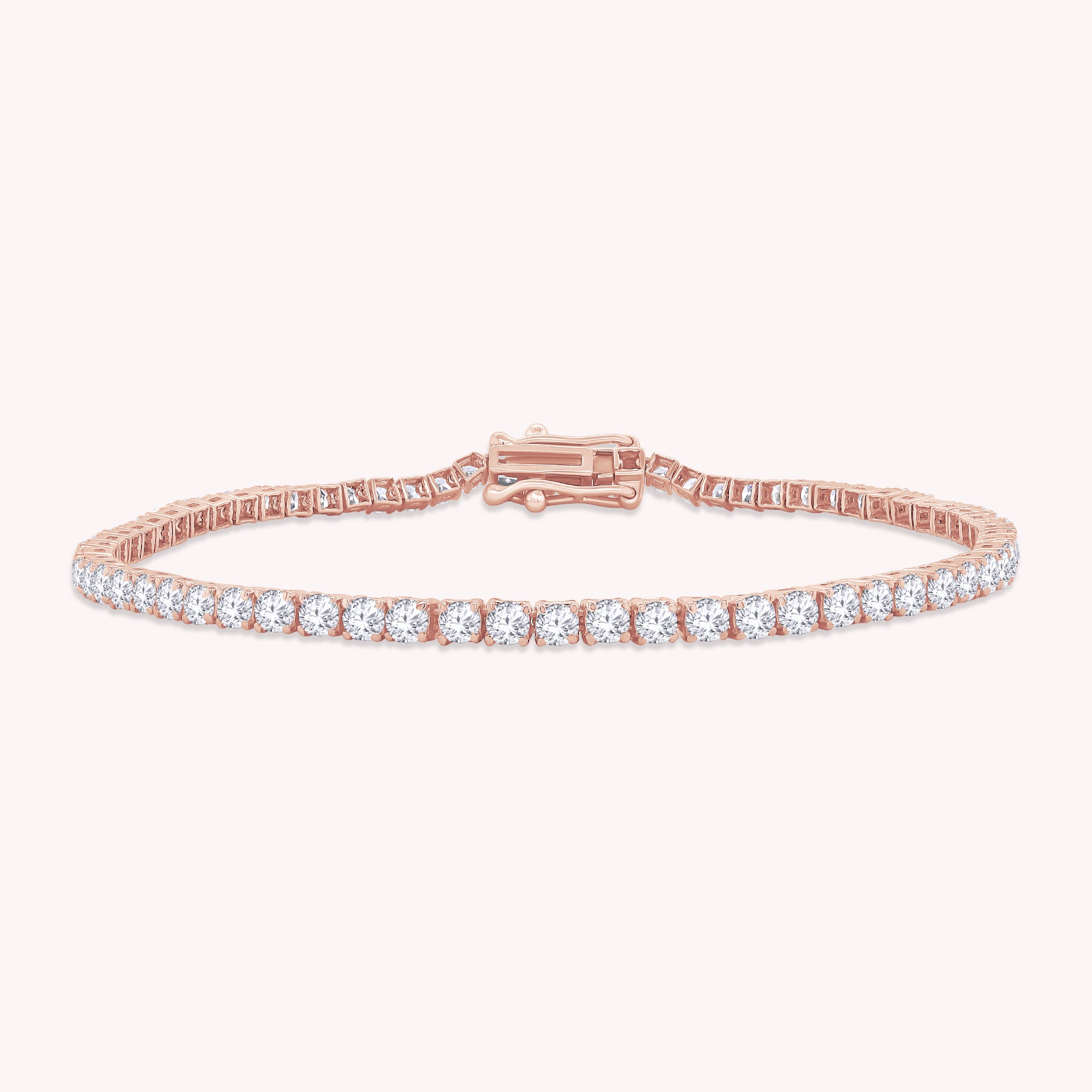 Tennis Bracelet For Women Round Cut Lab Grown Diamond Bracelet Gift For Her