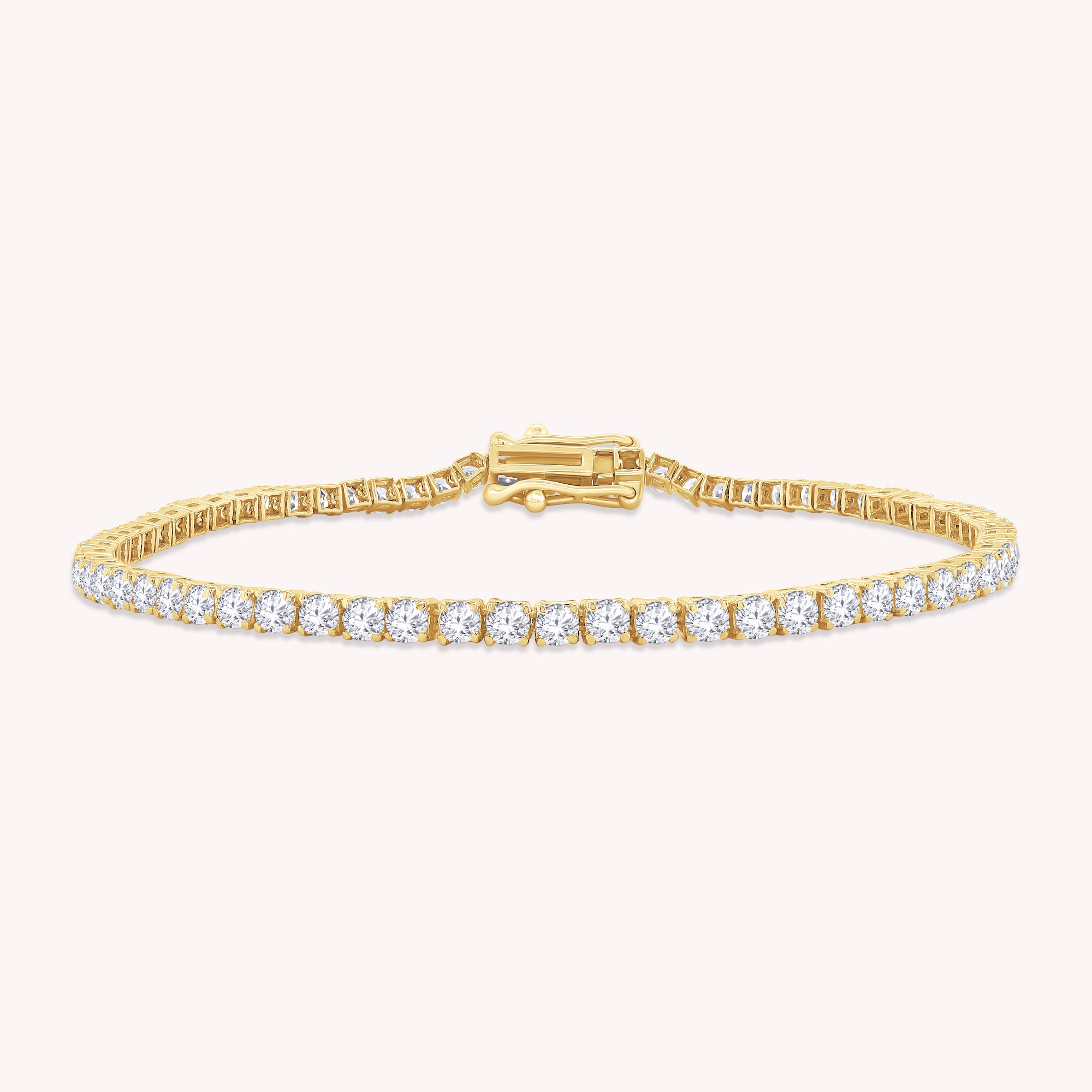 Tennis Bracelet For Women Round Cut Lab Grown Diamond Bracelet Gift For Her