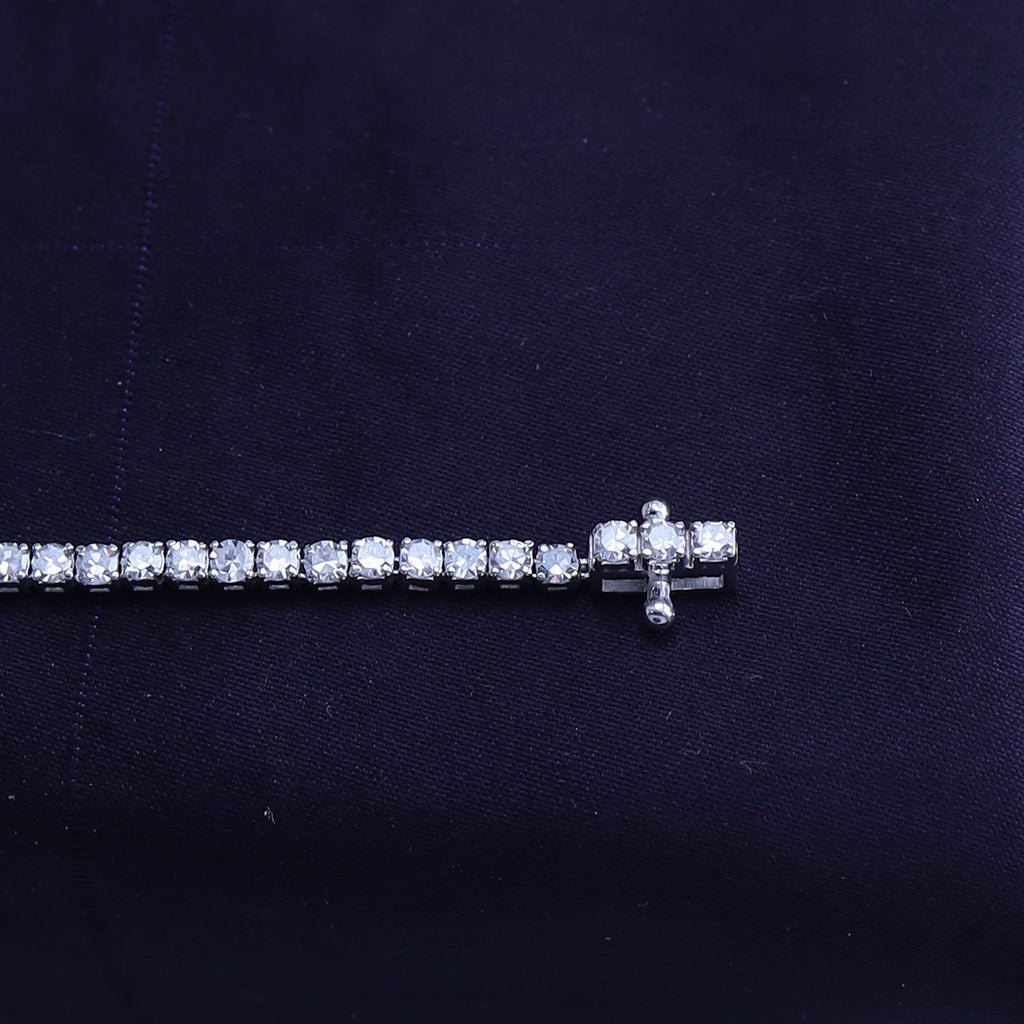 Tennis Bracelet For Women Round Cut Lab Grown Diamond Bracelet Gift For Her