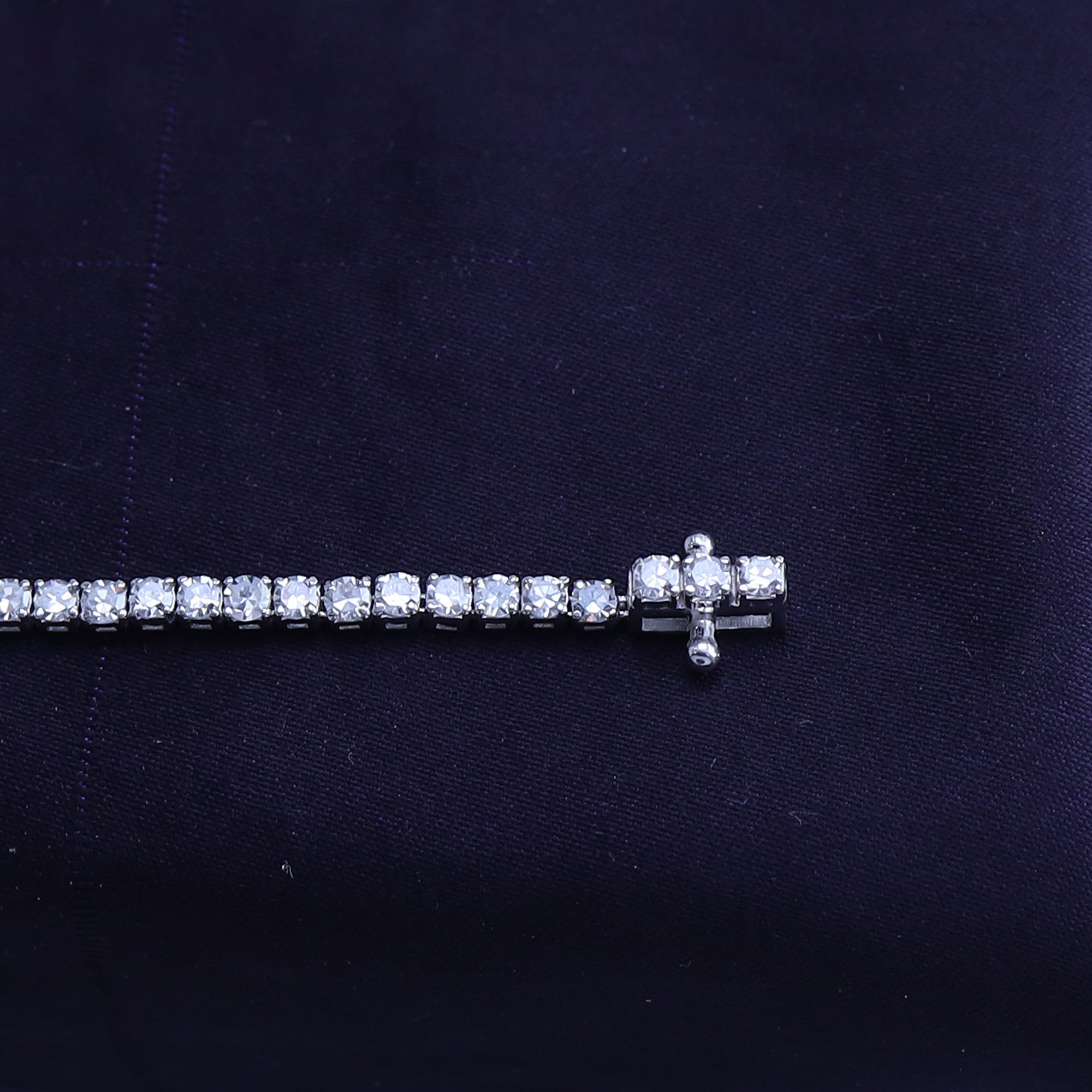 Tennis Bracelet For Women Round Cut Lab Grown Diamond Bracelet Gift For Her