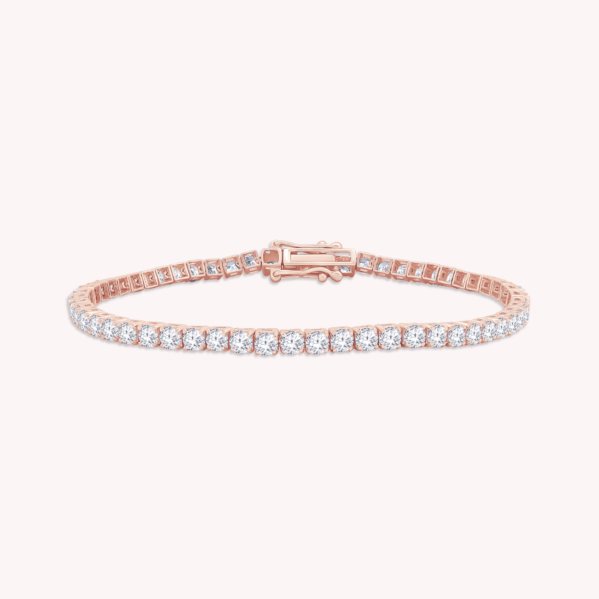 Tennis Bracelet For Women Round Cut Lab Grown Diamond Bracelet Gift For Her