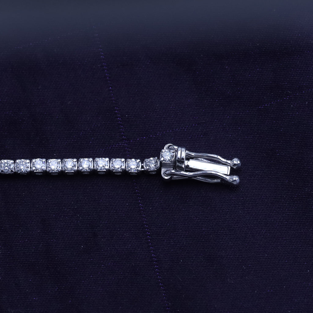 Tennis Bracelet For Women Round Cut Lab Grown Diamond Bracelet Gift For Her