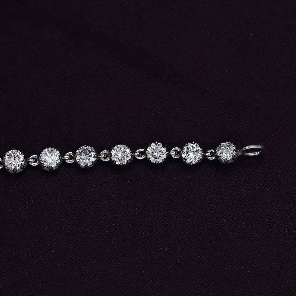 Tennis Bracelet for Women Lab Grown Diamond Georgian Bracelet