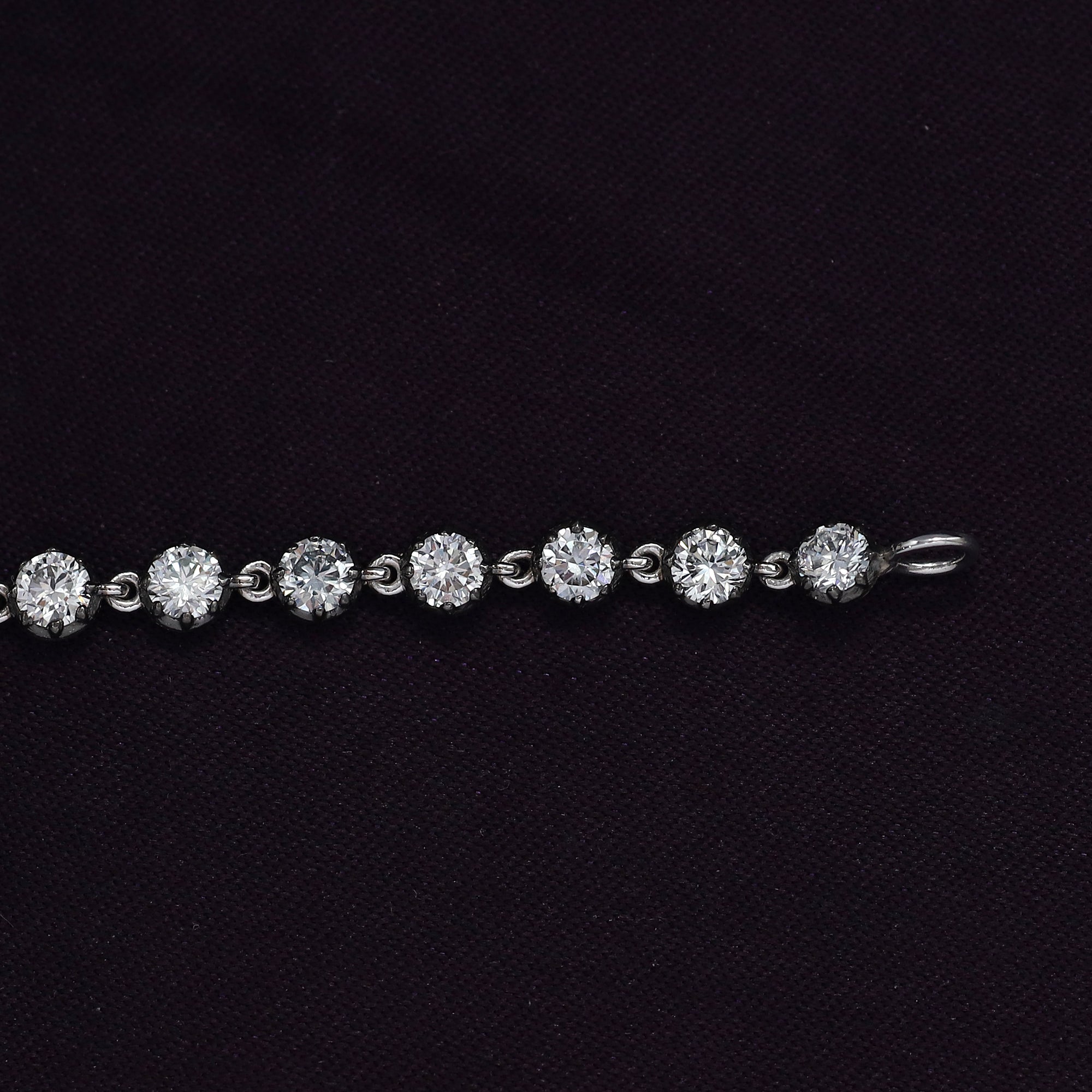 Tennis Bracelet for Women Lab Grown Diamond Georgian Bracelet