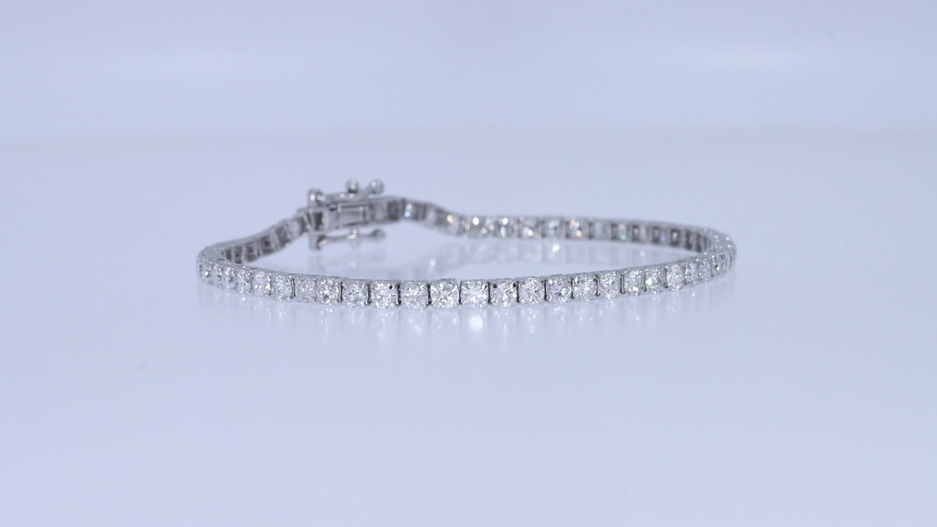 Tennis Bracelet For Women Round Cut Lab Grown Diamond Bracelet Gift For Her