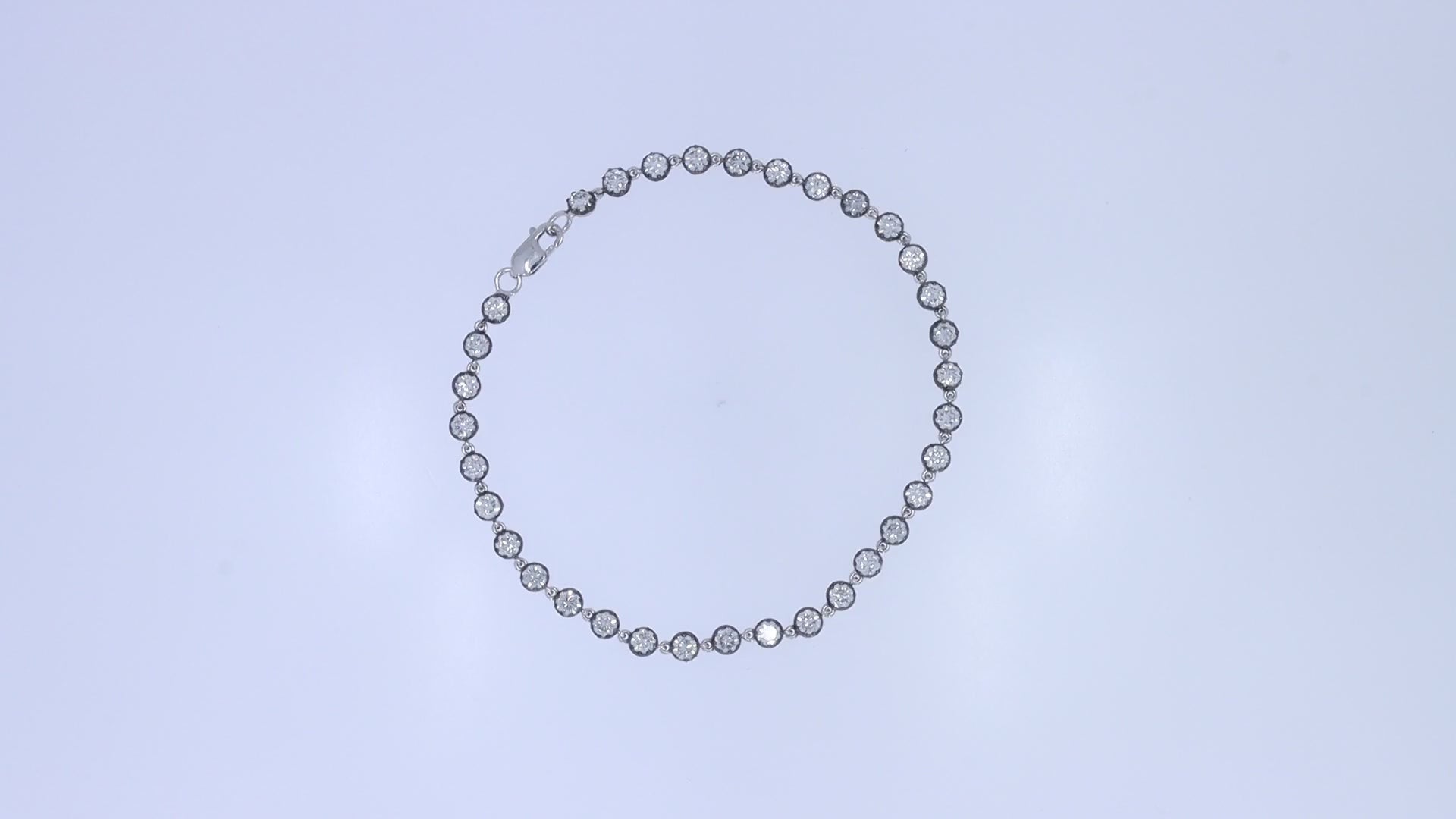 Tennis Bracelet for Women Lab Grown Diamond Georgian Bracelet