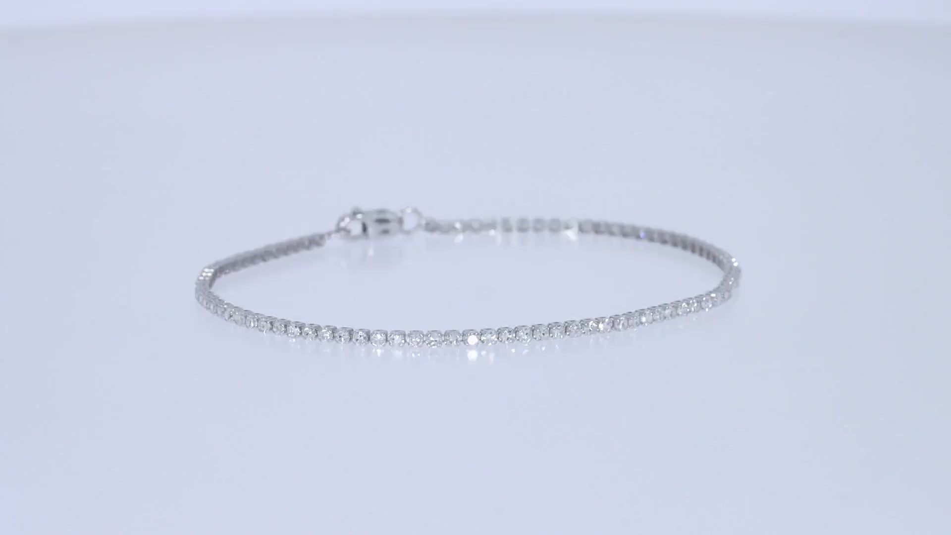 Tennis Bracelet For Women Round Cut Lab Grown Diamond Bracelet Gift For Her