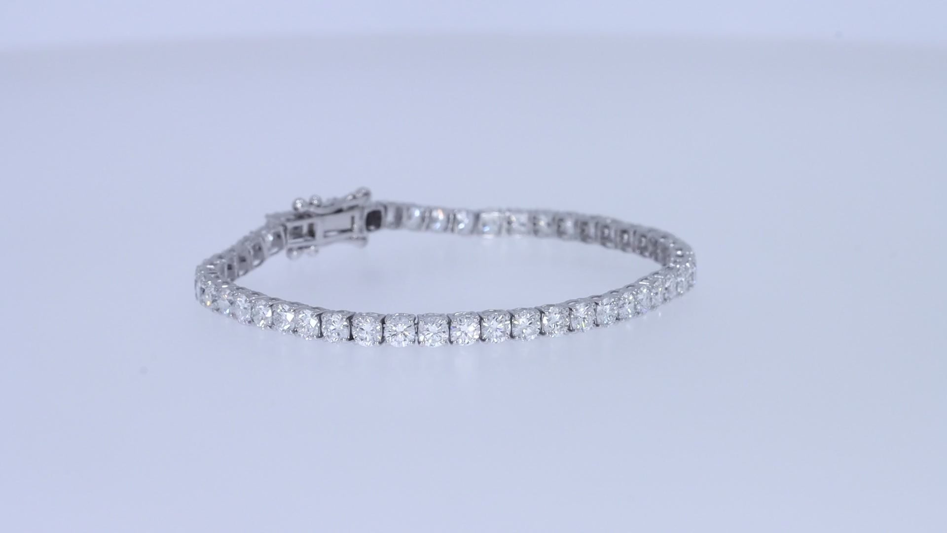 Tennis Bracelet For Women Round Cut Lab Grown Diamond Bracelet Gift For Her